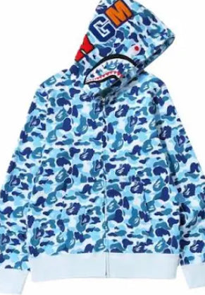 Camo shark hoodie